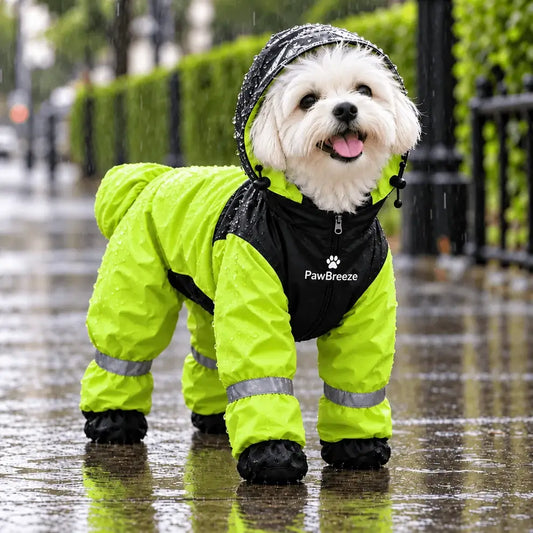 Impermeable 4 Patas: Tu Perro Seco y Visible